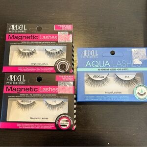 Bundle of 3 Ardell Faux Lashes Black